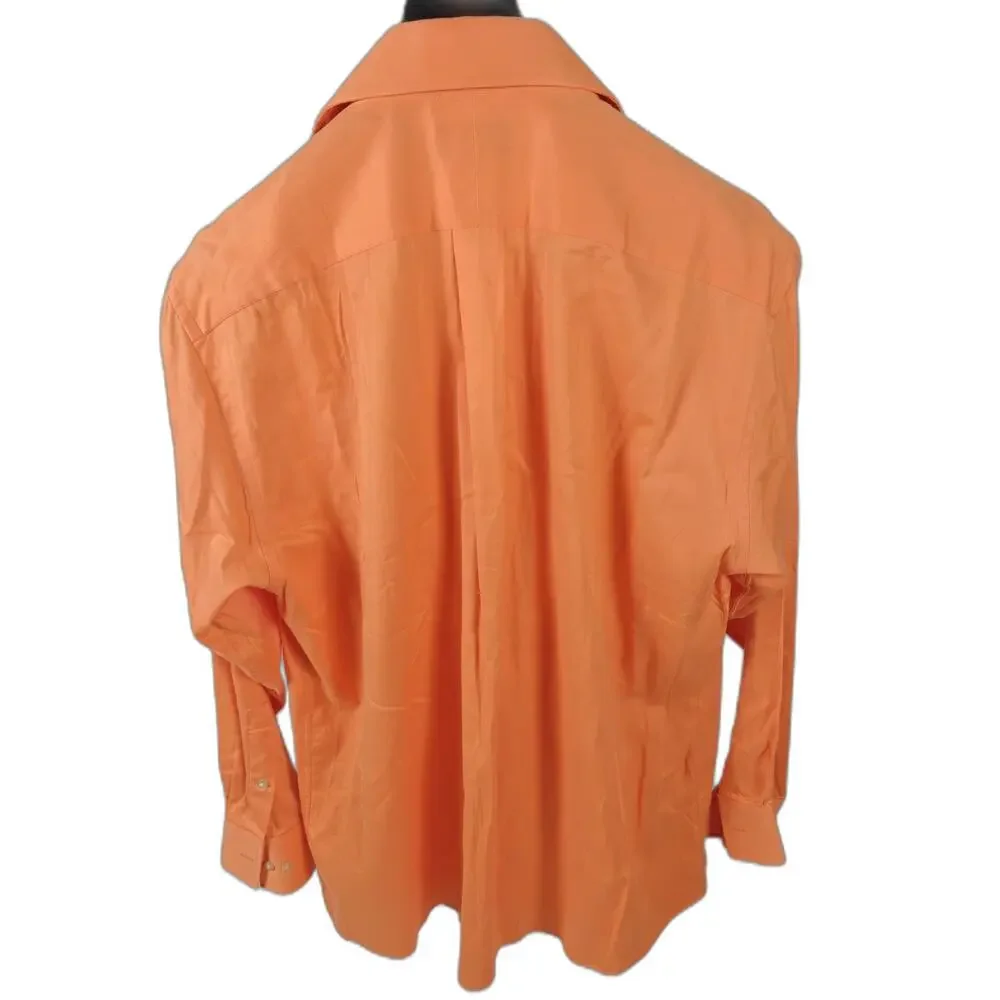 Men’s Michael Kors Dress Shirt Orange XL 17 34/35